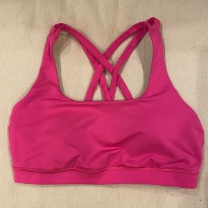 Lululemon Energy Bra size 8 in Hot Pink